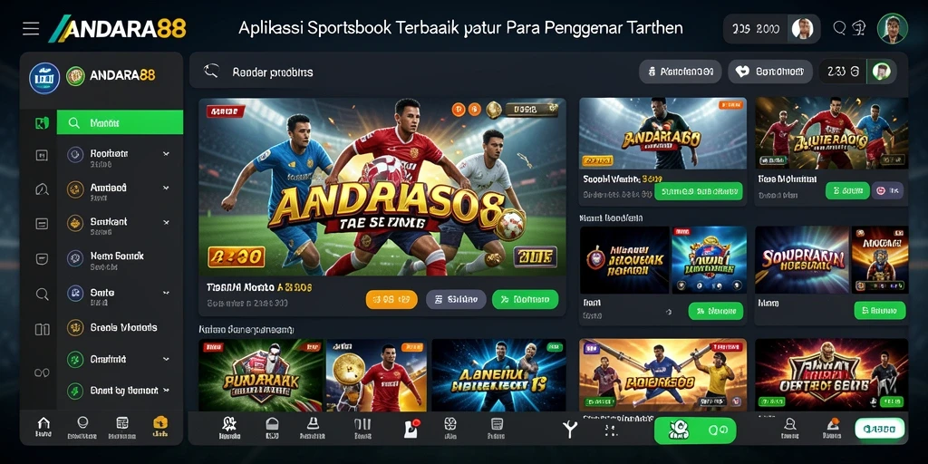 Tangkapan layar gameplay ANDARA88 yang penuh aksi dan interaksi taruhan.