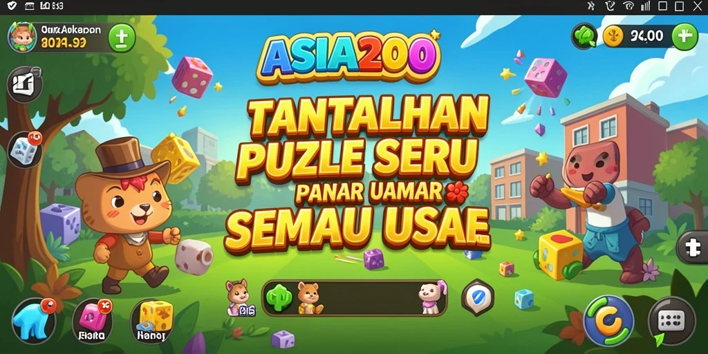 Gameplay puzzle mengasyikkan dalam ASIA200 yang memikat.