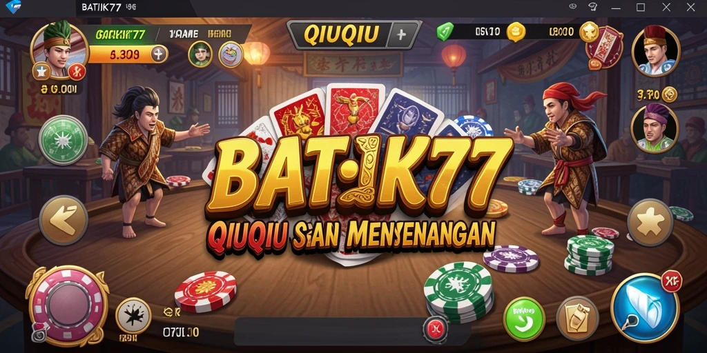 Tampilan gameplay QiuQiu yang menarik dan interaktif.