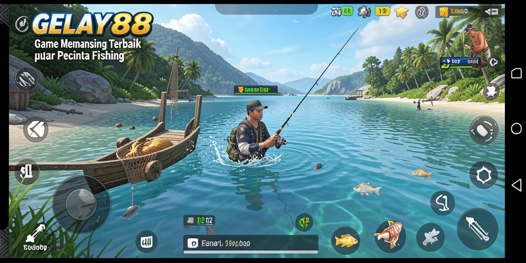 Screenshot gameplay memancing yang menakjubkan di GELAY88.