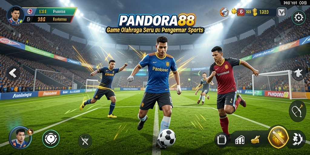 Tampilan gameplay PANDORA88 yang mendebarkan dalam pertandingan olahraga.
