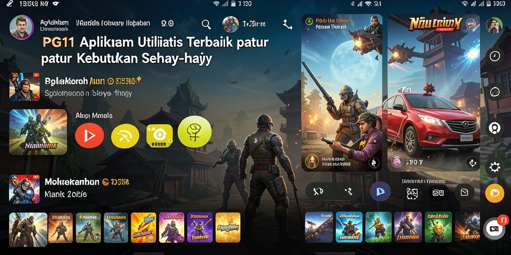Tangkapan layar PG11 menampilkan antarmuka aplikasi yang user-friendly dan fitur-fitur utilitas.