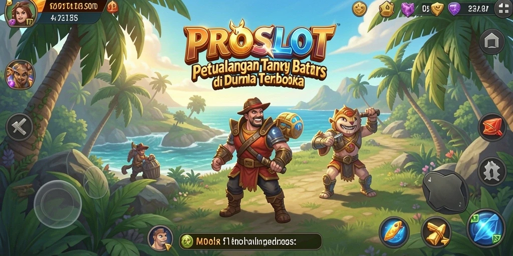 Tampilan gameplay yang menakjubkan dalam dunia terbuka PROSLOT.