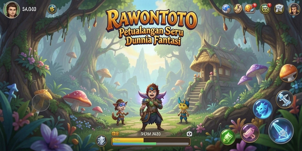 Gambaran gameplay seru dari RAWONTOTO yang penuh tantangan.