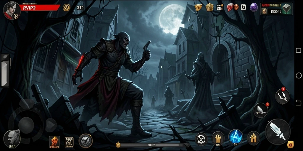 Gameplay horor yang mencekam dan menegangkan di RVIP2.