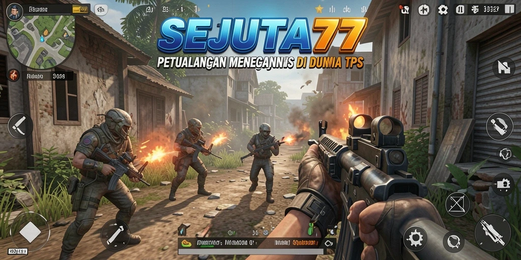 Tangkapan layar SEJUTA77 menampilkan pertarungan seru dalam game TPS.