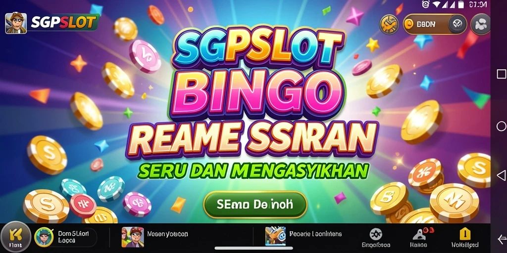 Tampilan gameplay bingo yang seru dan mengasyikkan di SGPSLOT.