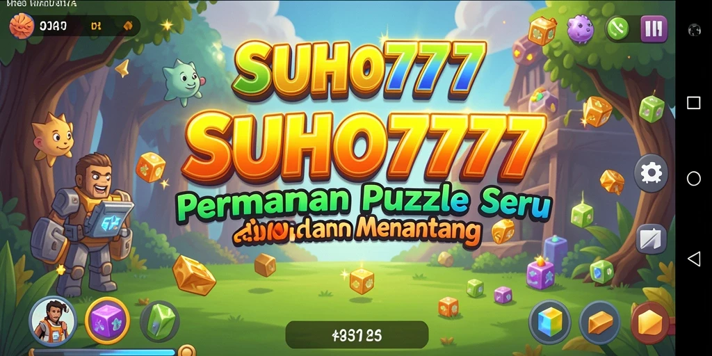 Tampilan gameplay seru dari SUHU777 dengan tantangan puzzle.